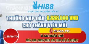 Vì sao người chơi nên lựa chọn nhà cái Hi88 để cá cược?