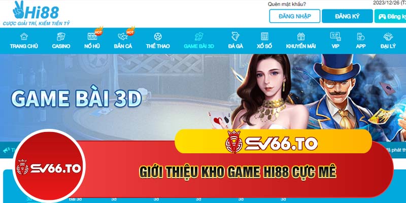 Giới thiệu kho game Hi88 cực mê