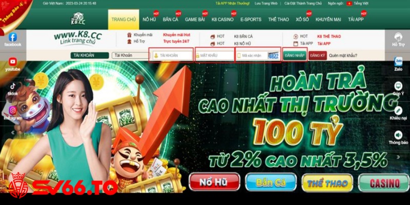 Cách nạp tiền  K8CC đơn giản, dễ thực hiện qua từng hình thức